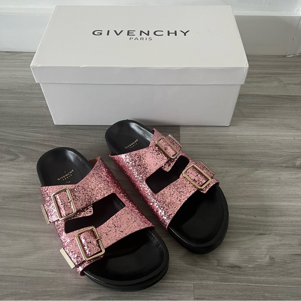 Givenchy Women’s Glitter Sandals Slides size 8/38